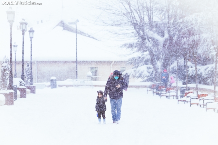 A cinco años de Filomena en Soria: El invierno que tiñó la provincia de blanco