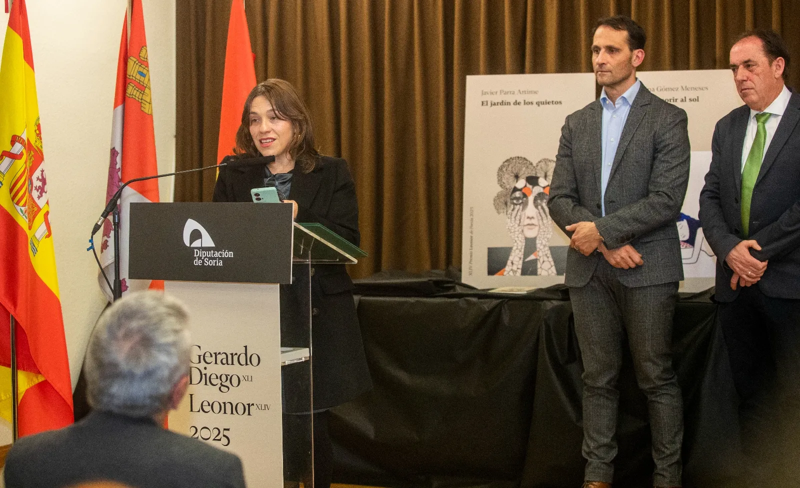 Foto 2 - La Diputaci&oacute;n de Soria entrega los Premios Leonor y Gerardo Diego en Berlanga de Duero: M&aacute;s de 1.000 participantes