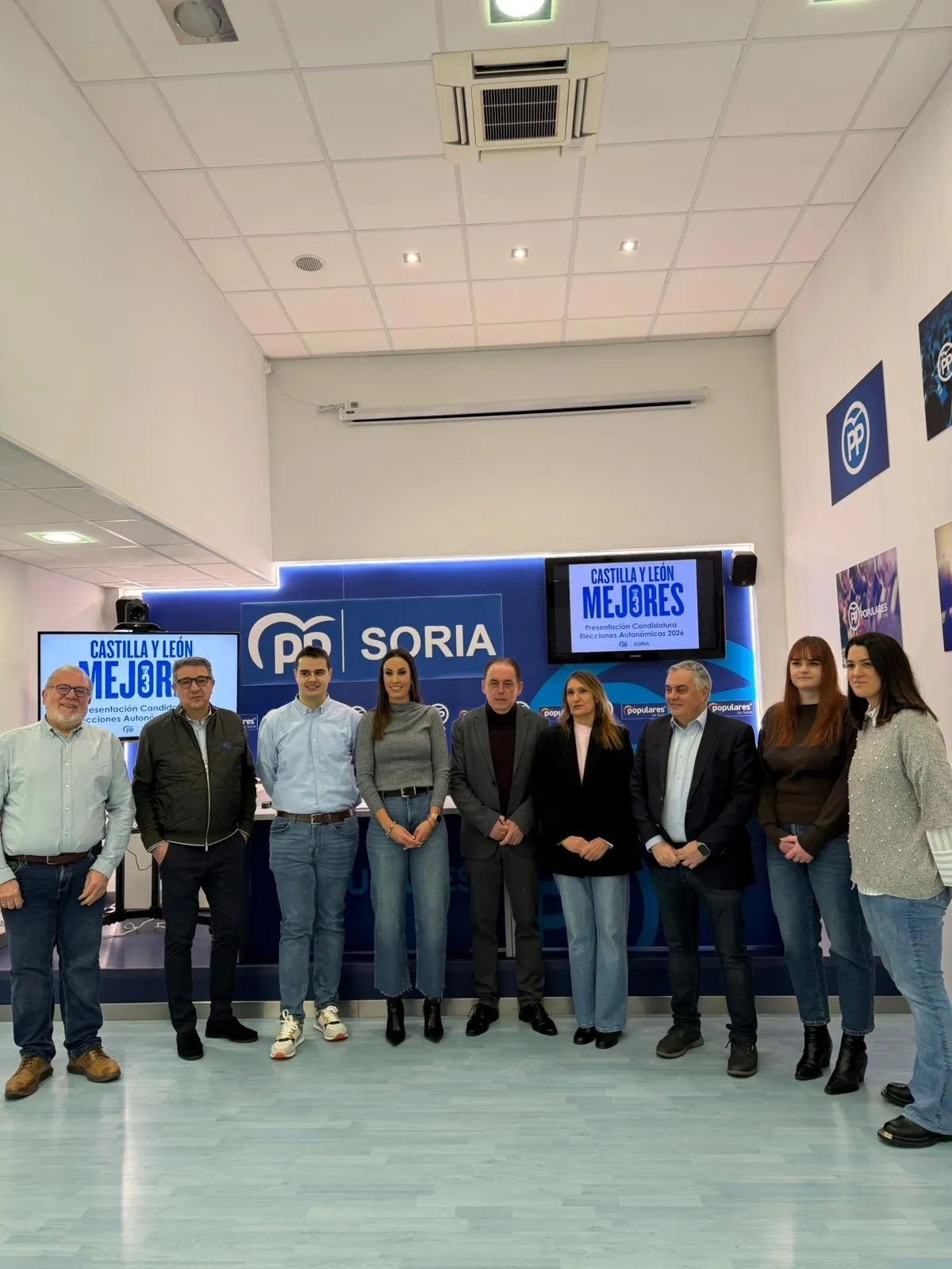 Foto 7 - El PP soriano presenta oficialmente su lista para las auton&oacute;micas: "Veteran&iacute;a y juventud"