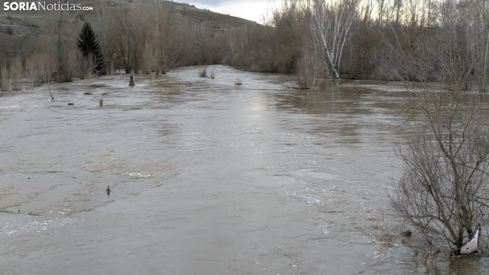 Una imagen en Garray, este sábado. /SN