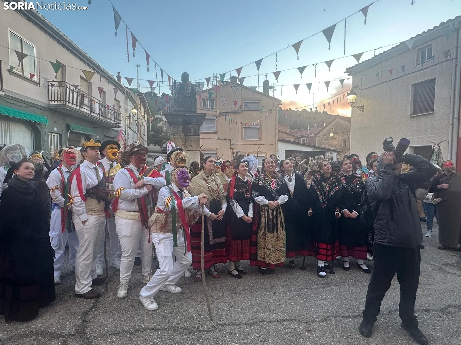 Una imagen del carnaval en Espejón. /SN