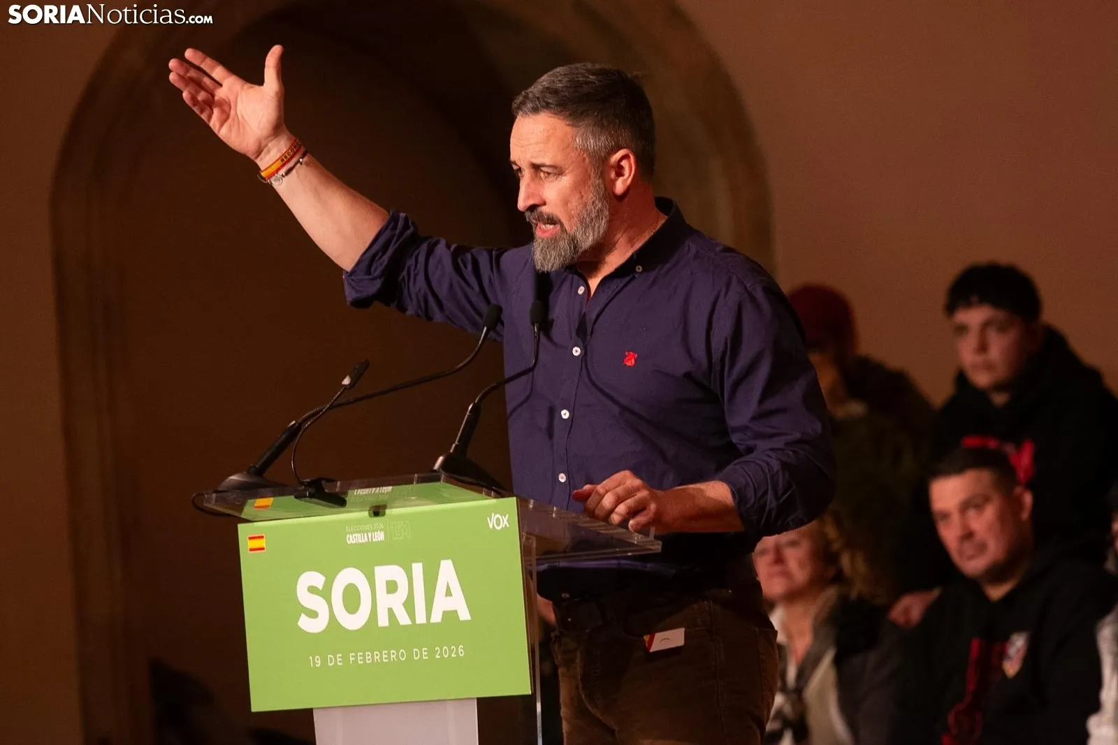 Foto 8 - 15M. Abascal carga en Soria contra el PSOE, el PP, Rufi&aacute;n y la inmigraci&oacute;n ilegal: &ldquo;Queremos ganar las elecciones en Castilla y Le&oacute;n&rdquo;