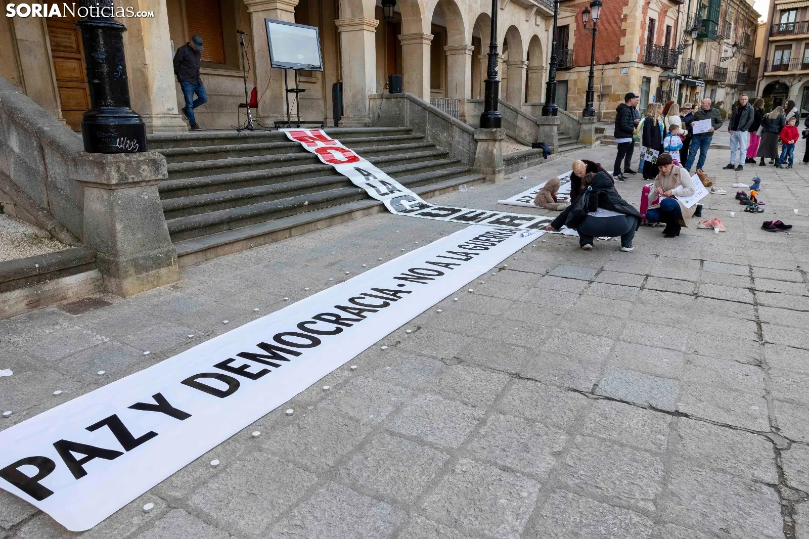 Ucrania vuelve a alzar la voz en Soria para recordar que la Guerra continúa: “Mucha gente piensa que ha terminado”./ Viksar Fotografía
