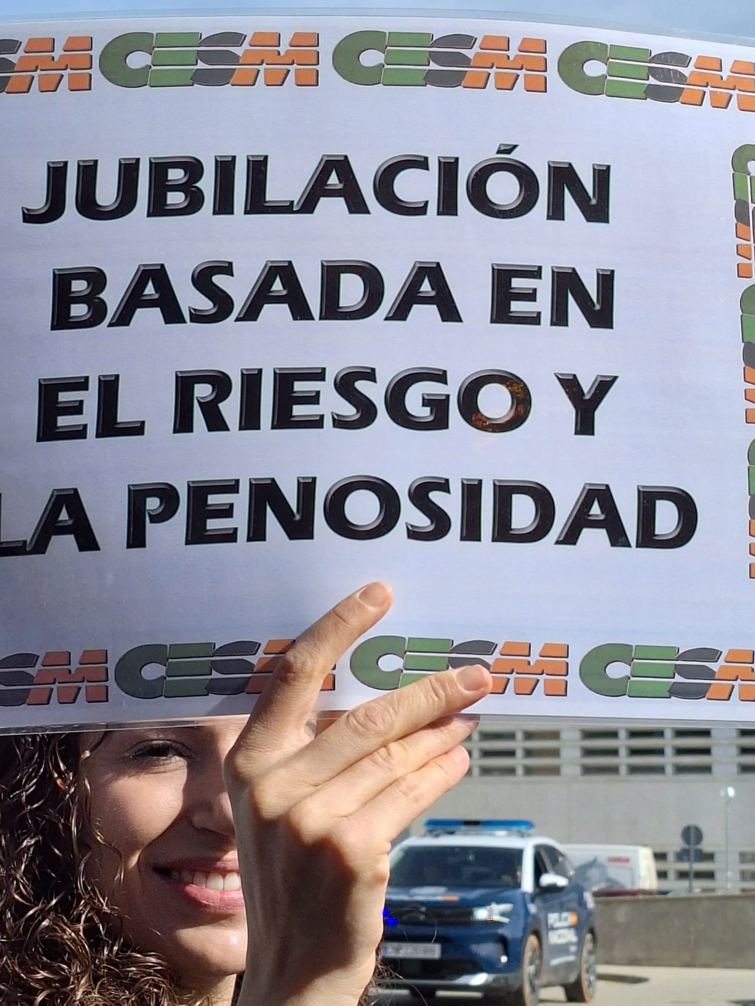 Imágenes de la protesta de batas blancas, hoy, en Soria. | I. López/ CESM