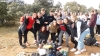 Un grupo de jovenes celebra el Jueves Lardero de 2022 en Los Royales. SN