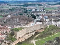 Estado del cauce en San Esteban de Gormaz. , Marcos de Marcos (IberianDrone).