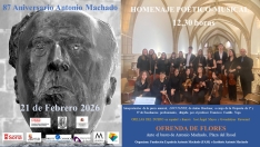 Foto 3 - Soria renueva su v&iacute;nculo con Antonio Machado en el 87 aniversario de su fallecimiento