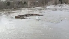 Una imagen en Garray, este sábado. /SN