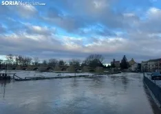 Una imagen de San Esteban de Gormaz esta mañana de sábado, 14 de febrero. /SN