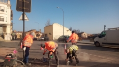 Foto 3 - Almaz&aacute;n refuerza su seguridad vial con cinco nuevos pasos de peatones inteligentes