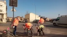 Foto 3 - Almaz&aacute;n refuerza su seguridad vial con cinco nuevos pasos de peatones inteligentes