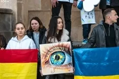 Ucrania vuelve a alzar la voz en Soria para recordar que la Guerra continúa: “Mucha gente piensa que ha terminado”./ Viksar Fotografía