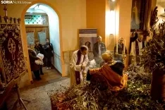 La Cofradía del Huerto presenta tres nuevas figuras históricas hechas en Sevilla para la Semana Santa soriana./ Viksar Fotografía