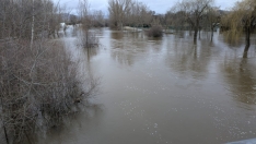 Garray amanece inundada este miércoles. SN