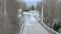 Garray amanece inundada este miércoles. SN