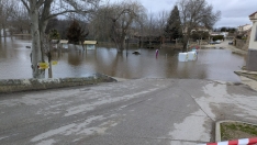 Garray amanece inundada este miércoles. SN
