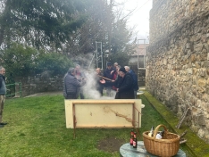 Foto 4 - Sotillo del Rinc&oacute;n desaf&iacute;a la lluvia y el viento para honrar al Santo Cristo del Humilladero