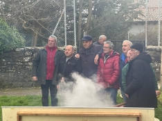 Foto 3 - Sotillo del Rinc&oacute;n desaf&iacute;a la lluvia y el viento para honrar al Santo Cristo del Humilladero