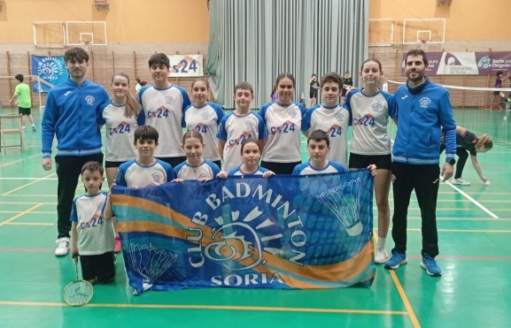 Éxito del Club Bádminton Soria en el ranking nacional y Máster de Granollers