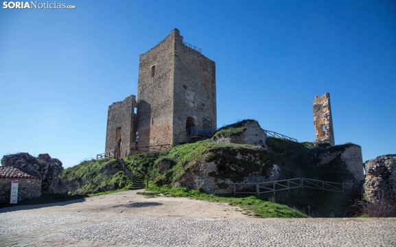 Autorizada la consolidación del torreón del castillo de Calatañazor