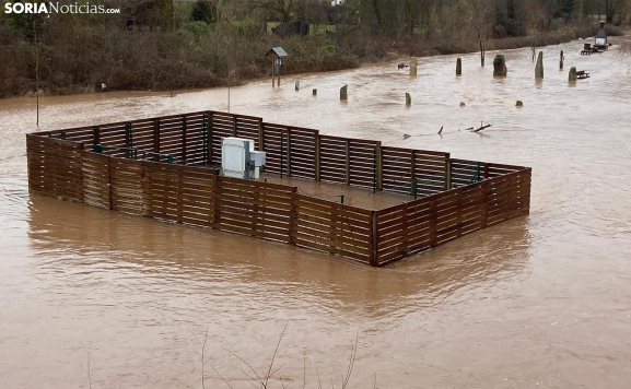 El Ucero en Osma y el Duero en Navapalos, en niveles rojos