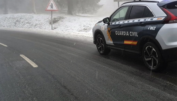 Así están las carreteras sorianas: Precaución por nieves