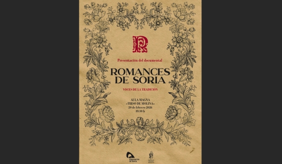 Estreno del documental Romances de Soria en el Aula Magna