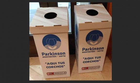 Parkinson Soria cierra su proyecto solidario tras recoger 1,8 toneladas de corcho para financiar terapias