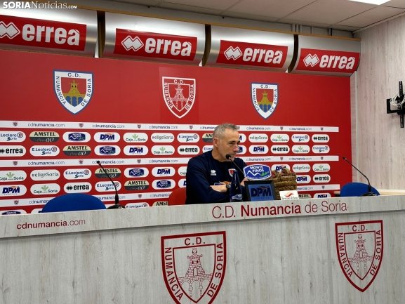 Ángel Rodríguez se muestra optimista sobre la crisis deportiva del Numancia