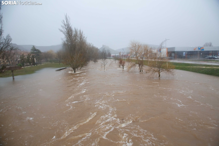 Crecidas en Ucero y Duero 11 de febrero 2026