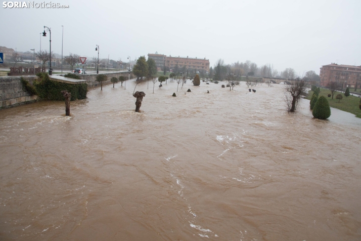 Crecidas en Ucero y Duero 11 de febrero 2026