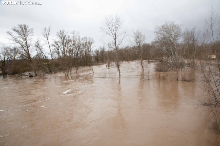 Crecidas en Ucero y Duero 11 de febrero 2026