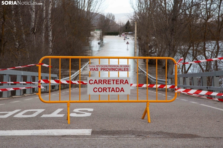 Crecida del Duero 12 febrero en Soria 