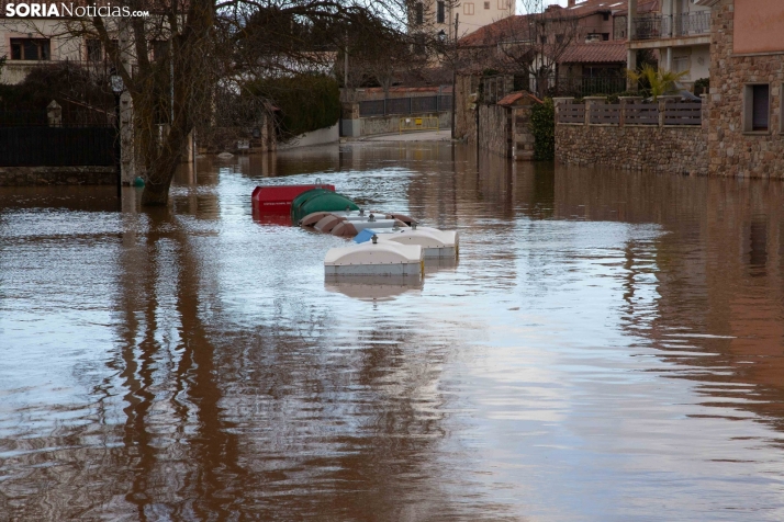 Crecida del Duero 12 febrero en Soria 