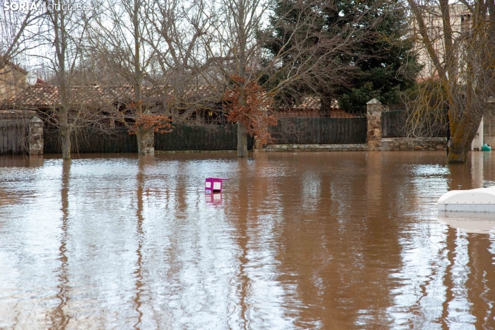Crecida del Duero 12 febrero en Soria 