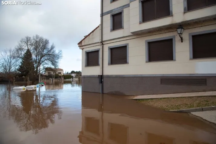 Crecida del Duero 12 febrero en Soria 