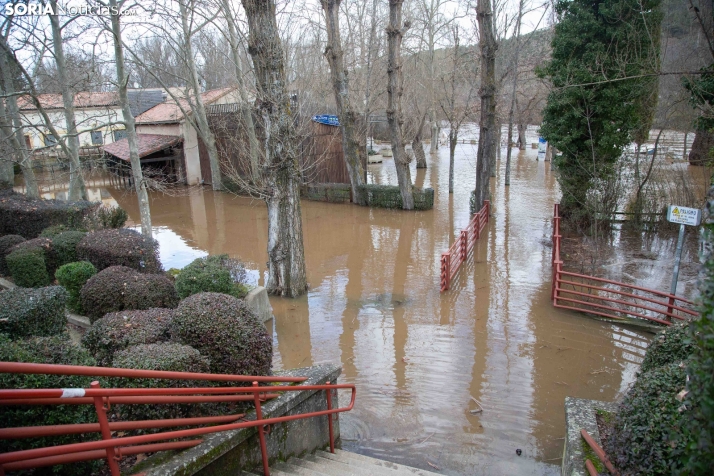 Crecida del Duero 12 febrero en Soria 