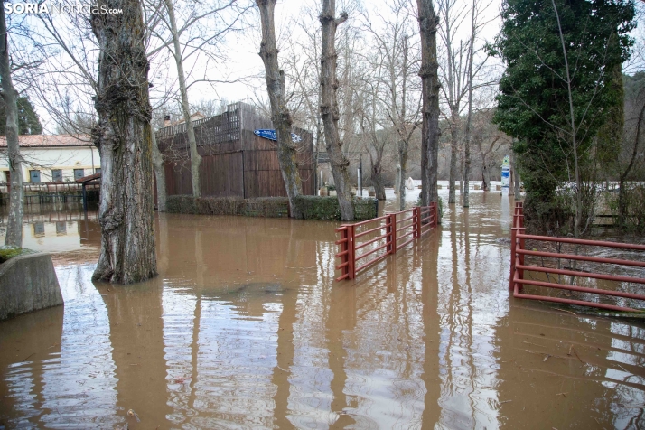 Crecida del Duero 12 febrero en Soria 
