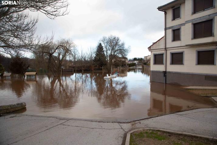 Crecida del Duero 12 febrero en Soria 