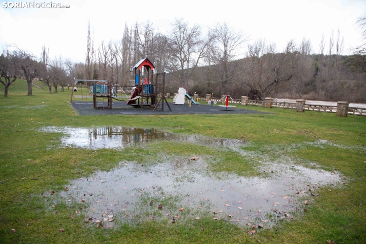 Crecida del Duero 12 febrero en Soria 
