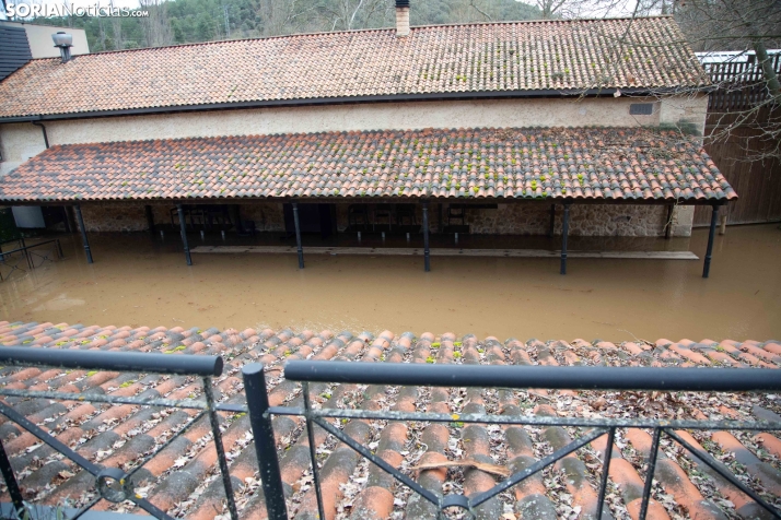 Crecida del Duero 12 febrero en Soria 