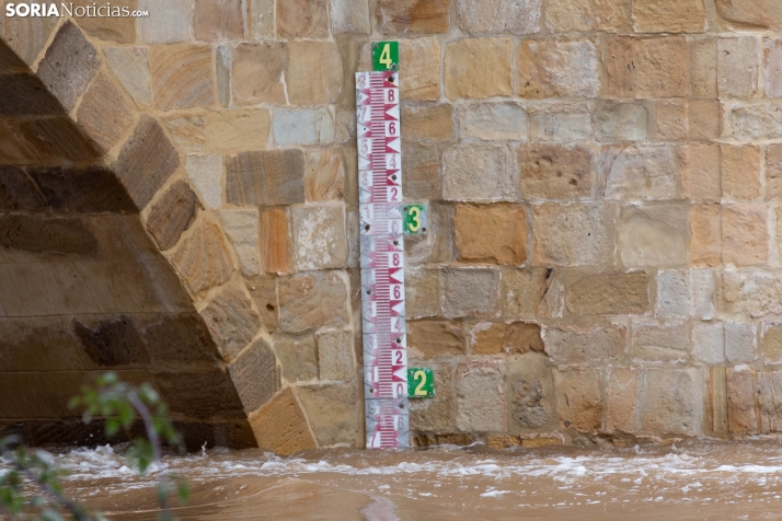 Crecida del Duero 12 febrero en Soria 