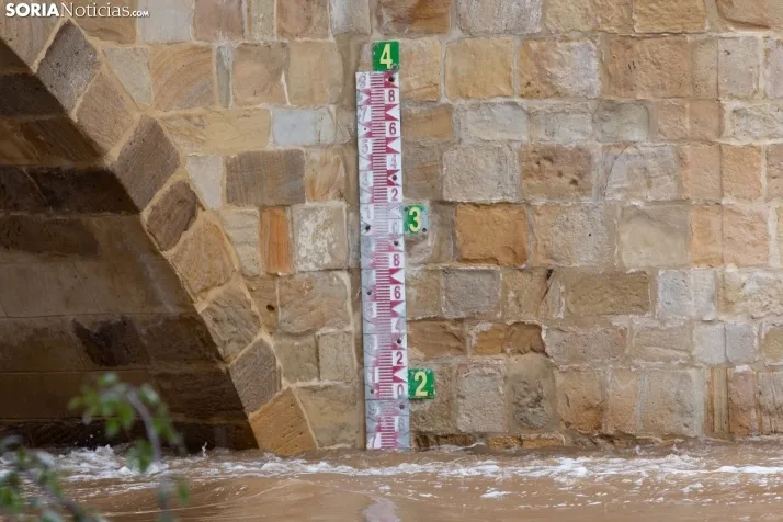 Crecida del Duero 12 febrero en Soria 