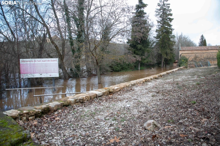 Crecida del Duero 12 febrero en Soria 