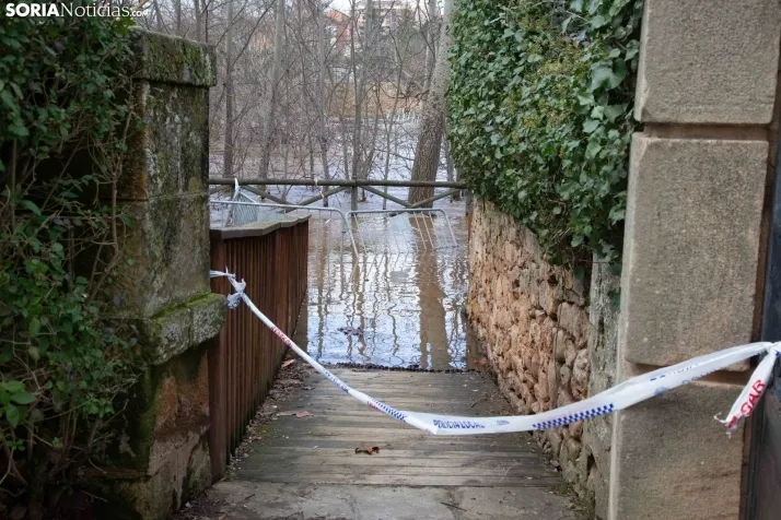 Crecida del Duero 12 febrero en Soria 