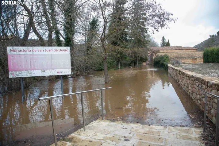 Crecida del Duero 12 febrero en Soria 