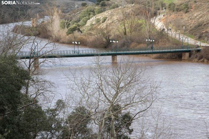 Crecida del Duero 12 febrero en Soria 