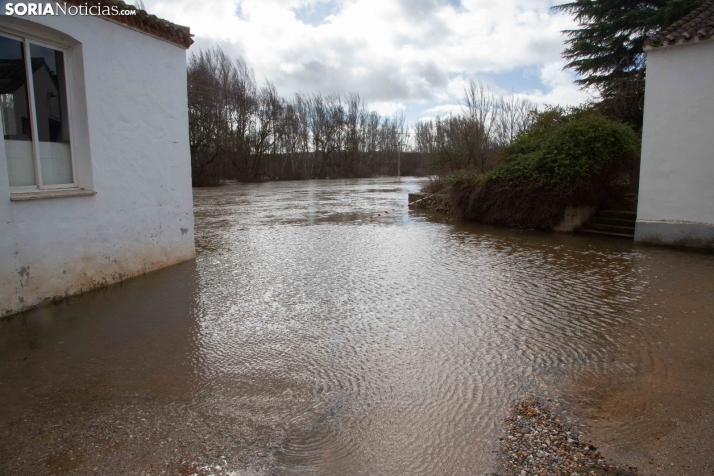 Crecida del Duero 12 febrero en Soria 