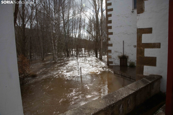 Crecida del Duero 12 febrero en Soria 