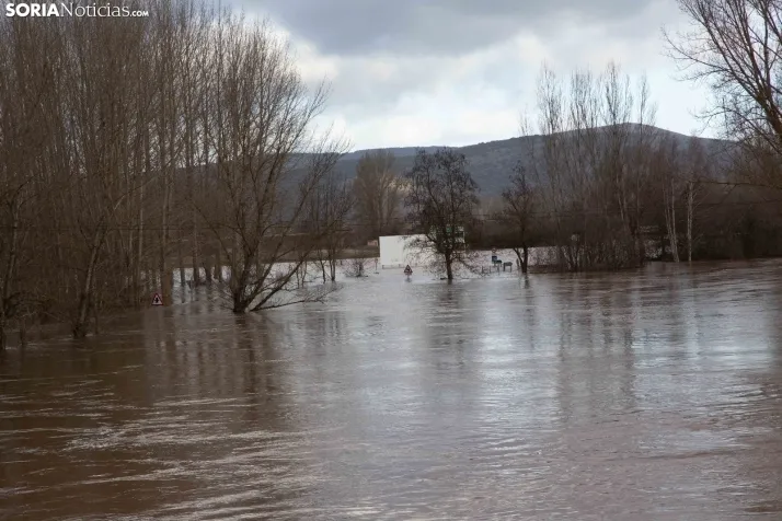 Crecida del Duero 12 febrero en Soria 